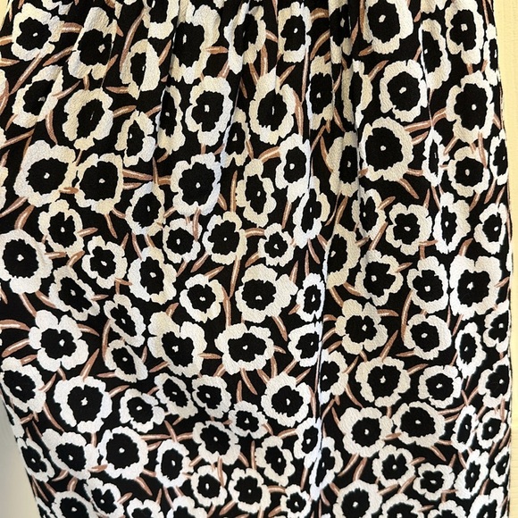 Diane von Furstenberg for Target Smocked Tie Strap Neutral Poppy Kids Dress - Picture 4 of 6